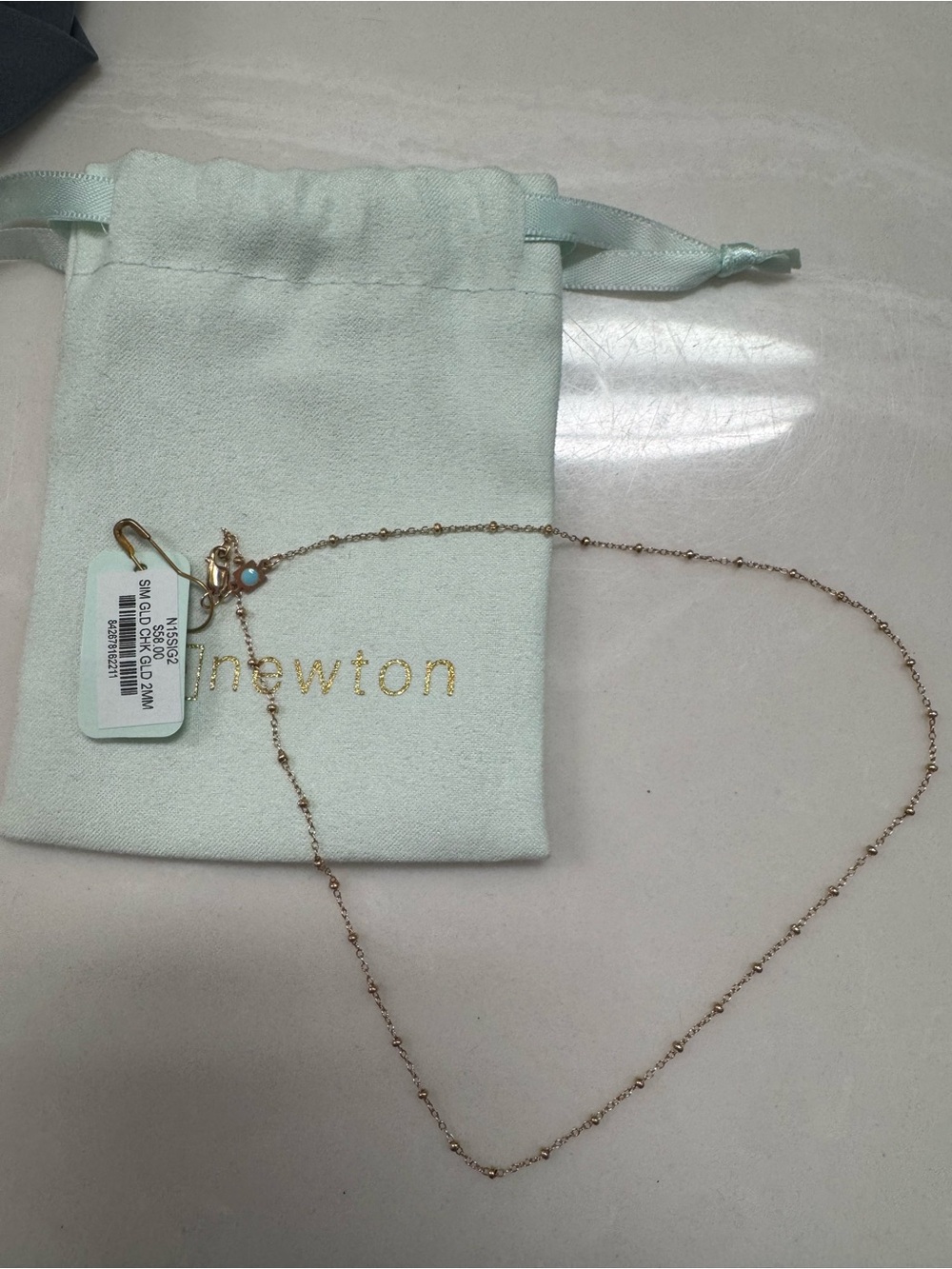 Enewton 15" Choker Simplicity Chain Gold - Classic 2mm Gold new with tags